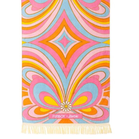 FUNBOY & Malibu Barbie Luxury Dream Oversized Beach Towel: NEW-LIMITED EDITION - Picture 3 of 7